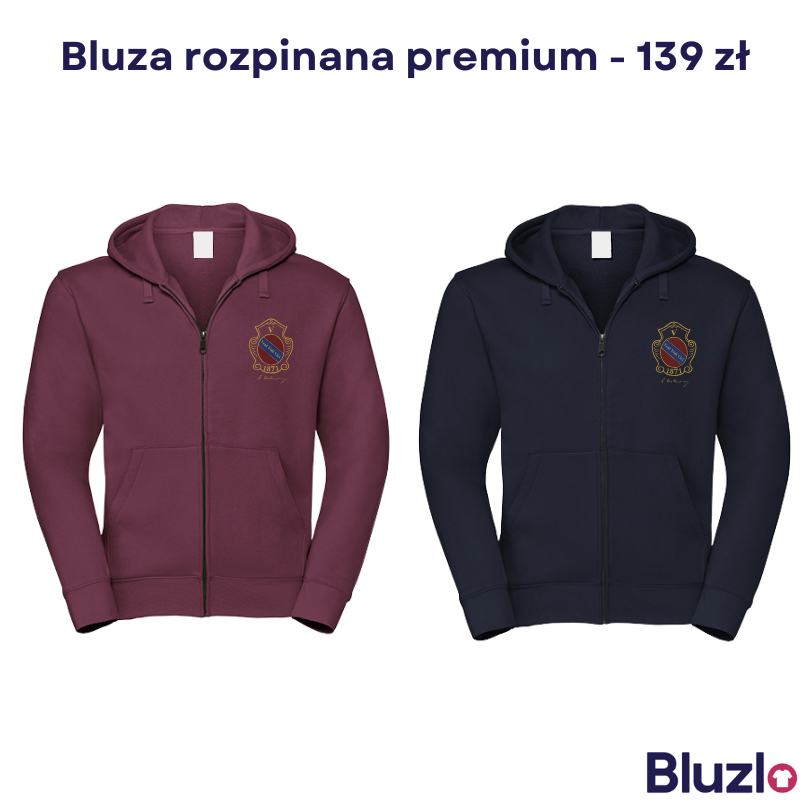 Bluza rozpinana V LO Kraków - obrazek 5
