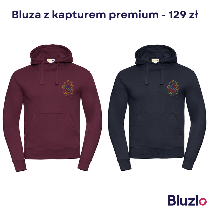 Bluza z kapturem V LO Kraków - obrazek 5