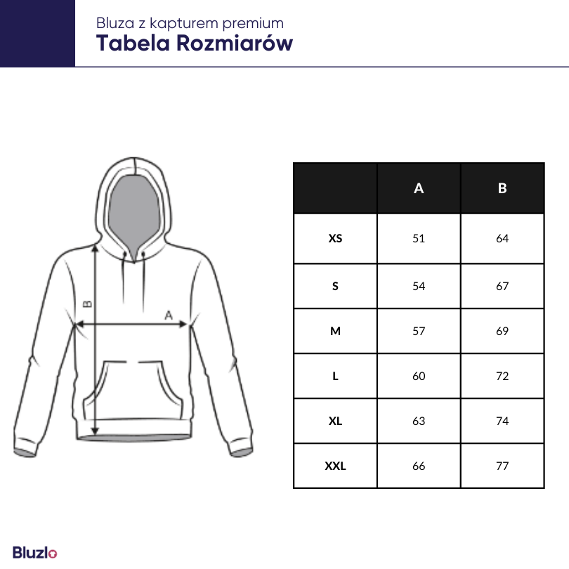 Bluza z kapturem V LO Kraków - obrazek 6