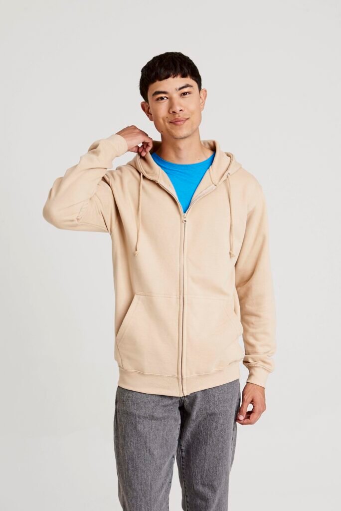 Bluza z rozpinana unisex z własnym nadrukiem, personalizowana – quality