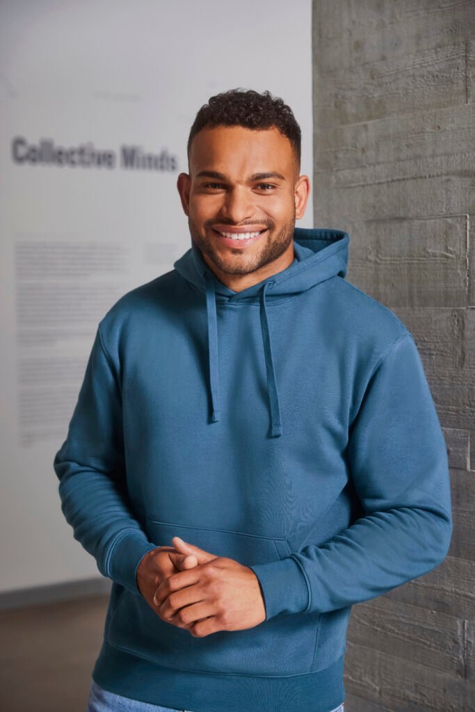 Bluza z kapturem unisex z własnym nadrukiem, personalizowana – premium