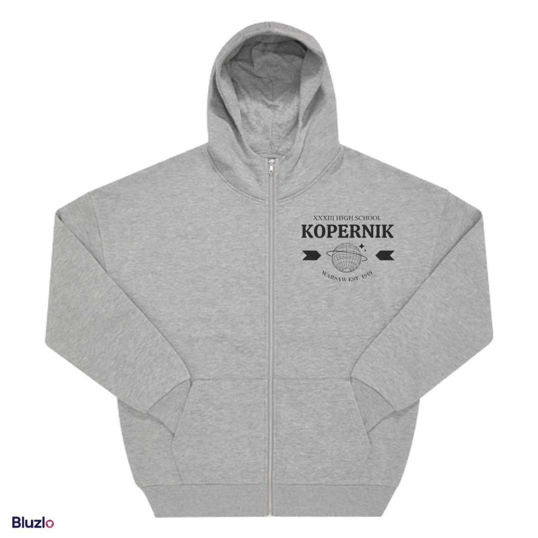 Bluza boxy rozpinana XXXIII LO Warszawa