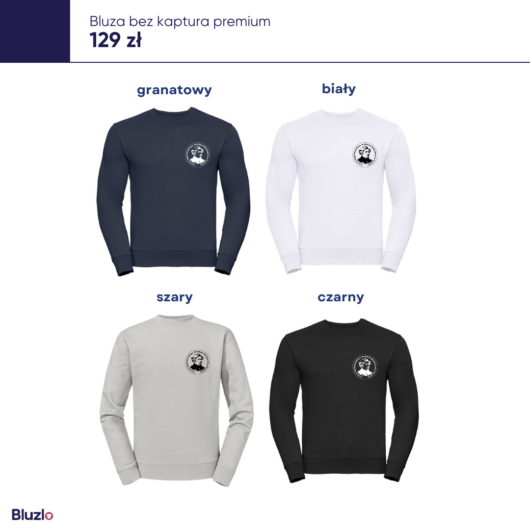 Bluza bez kaptura premium I LO Prudnik - obrazek 2