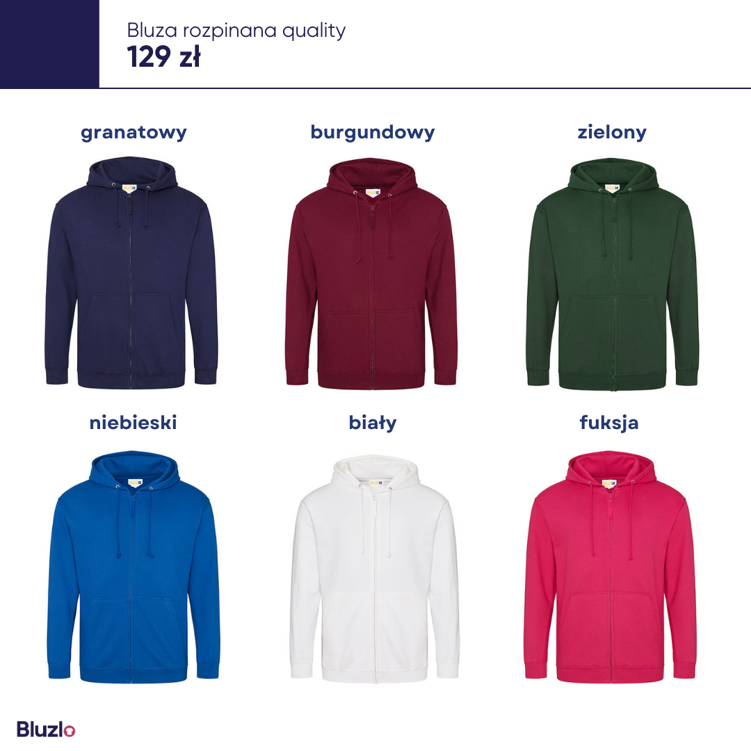 Bluza rozpinana produkty basic - obrazek 3
