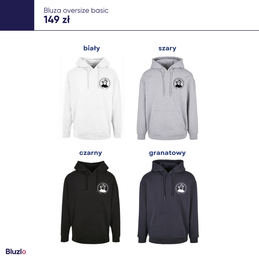 Bluza oversize basic I LO Prudnik - obrazek 2