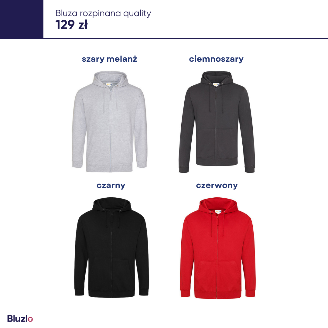 Bluza rozpinana produkty basic - obrazek 4