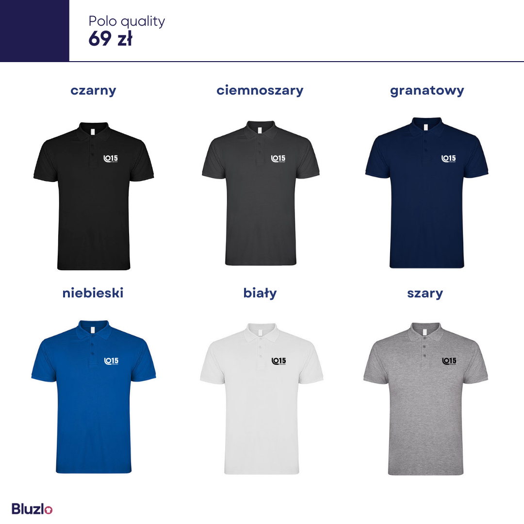 Koszulka polo XV LO Poznań - obrazek 3