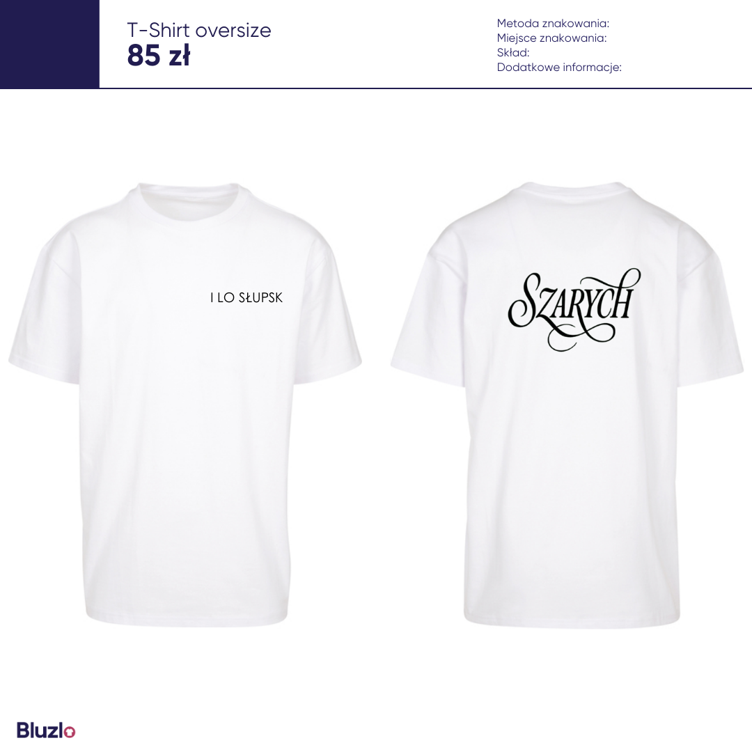 T-Shirt oversize I LO Słupsk - obrazek 3