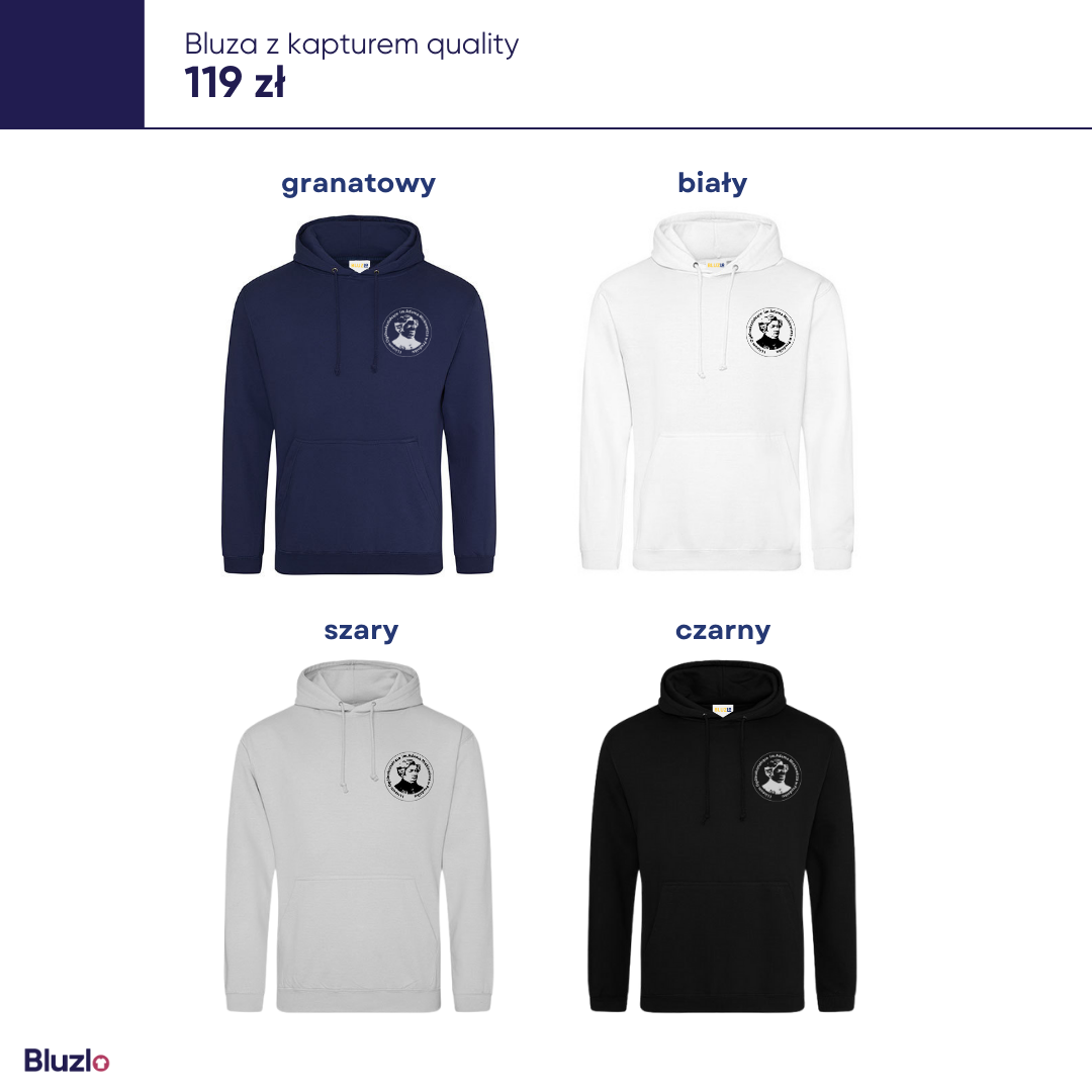 Bluza z kapturem I LO Prudnik - obrazek 3