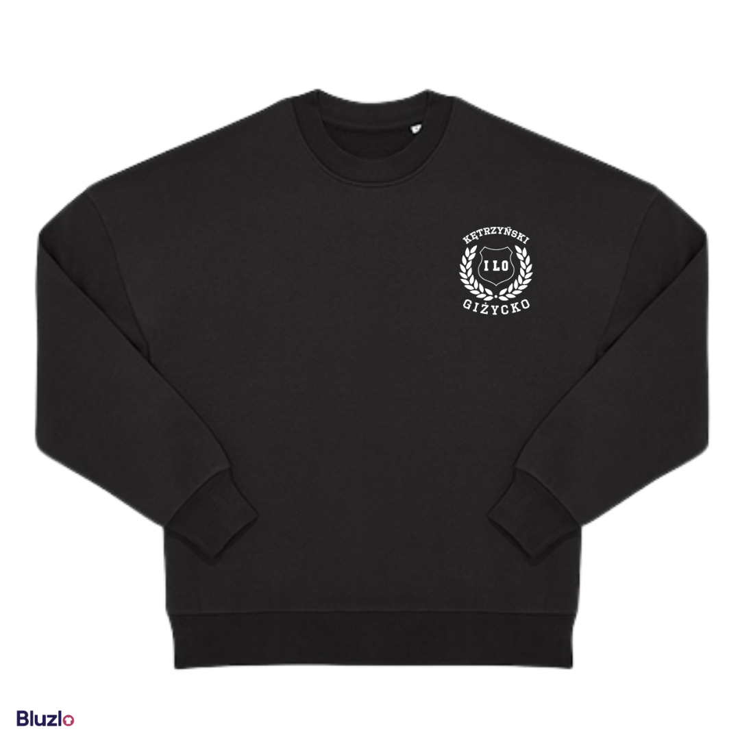 Bluza boxy bez kaptura I LO Giżycko