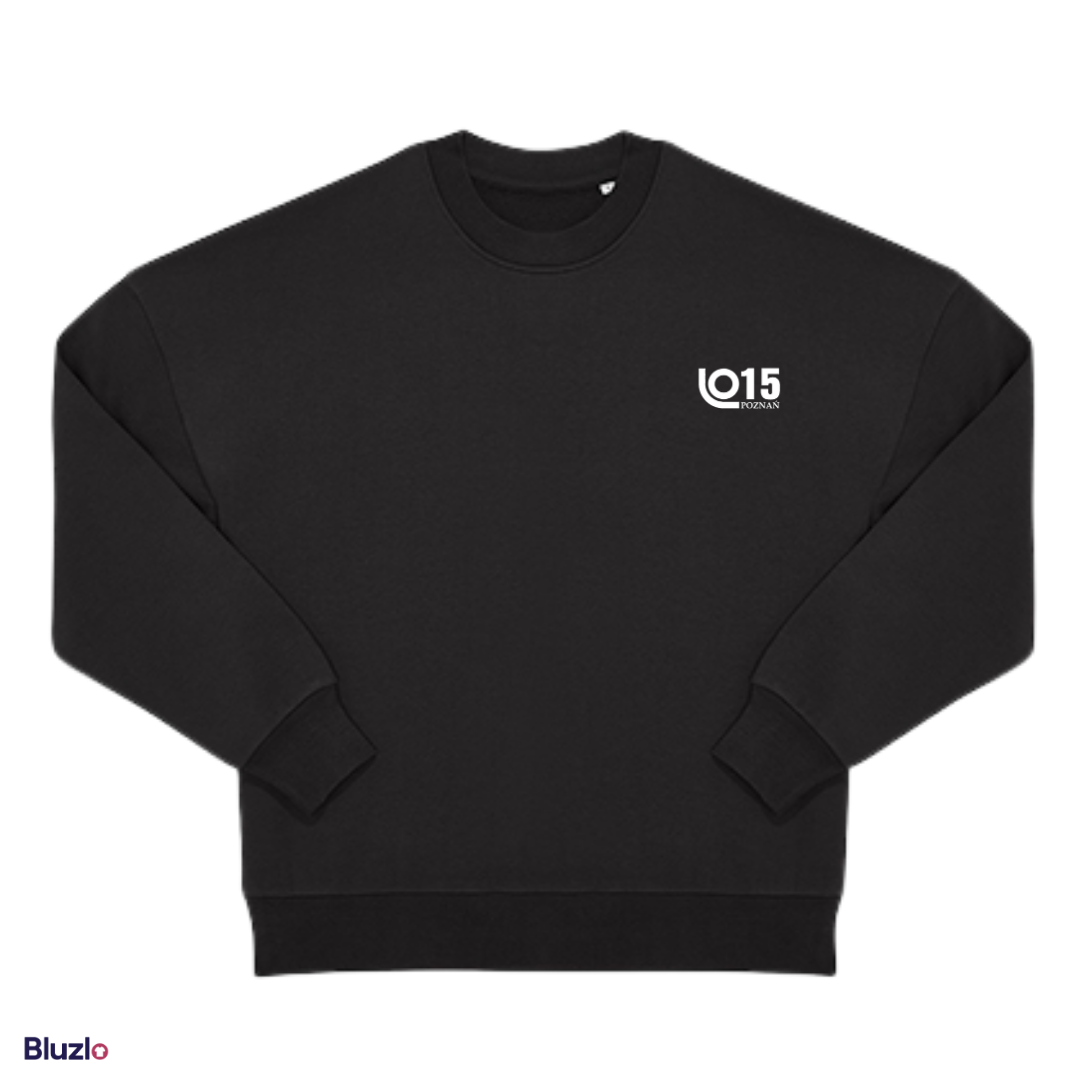 Bluza boxy bez kaptura XV LO Poznań