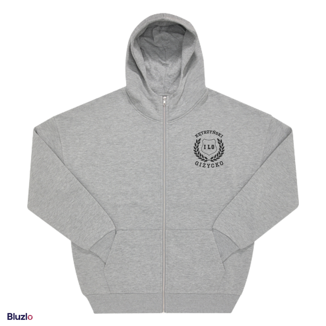 Bluza boxy rozpinana I LO Giżycko