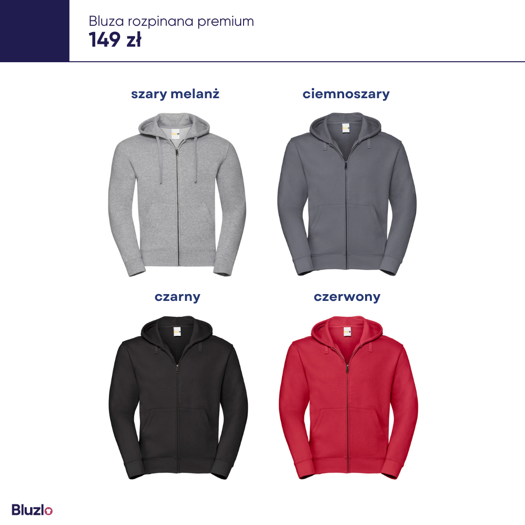 Bluza rozpinana premium produkty basic - obrazek 4