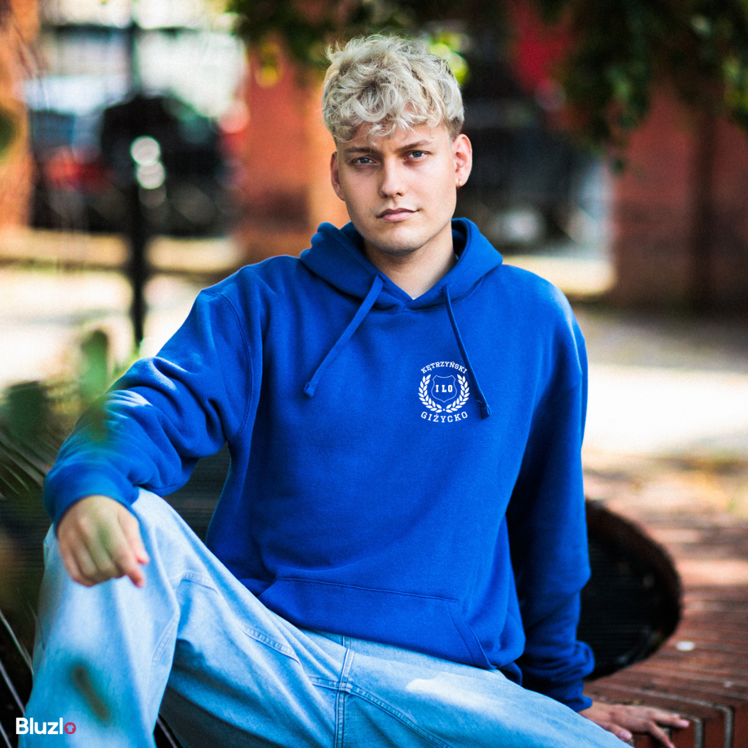 Bluza z kapturem premium I LO Giżycko