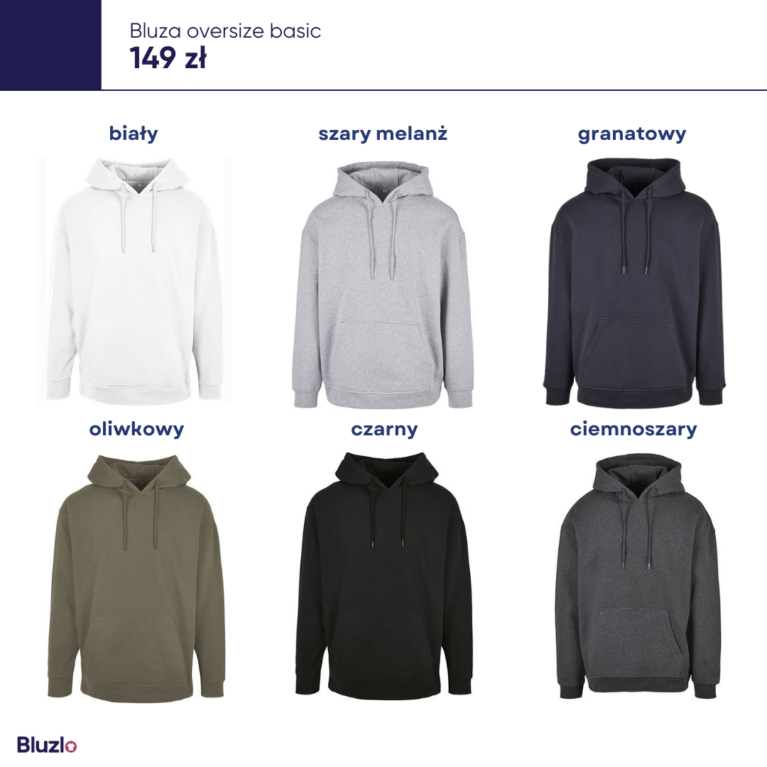 Bluza oversize basic produkty basic - obrazek 3