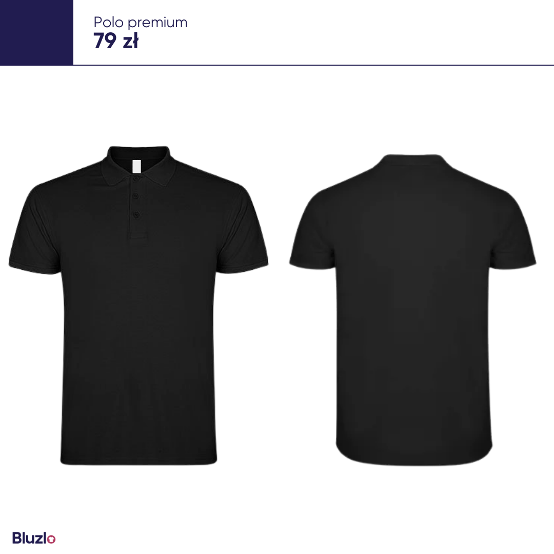 Koszulka polo premium produkty basic - obrazek 2