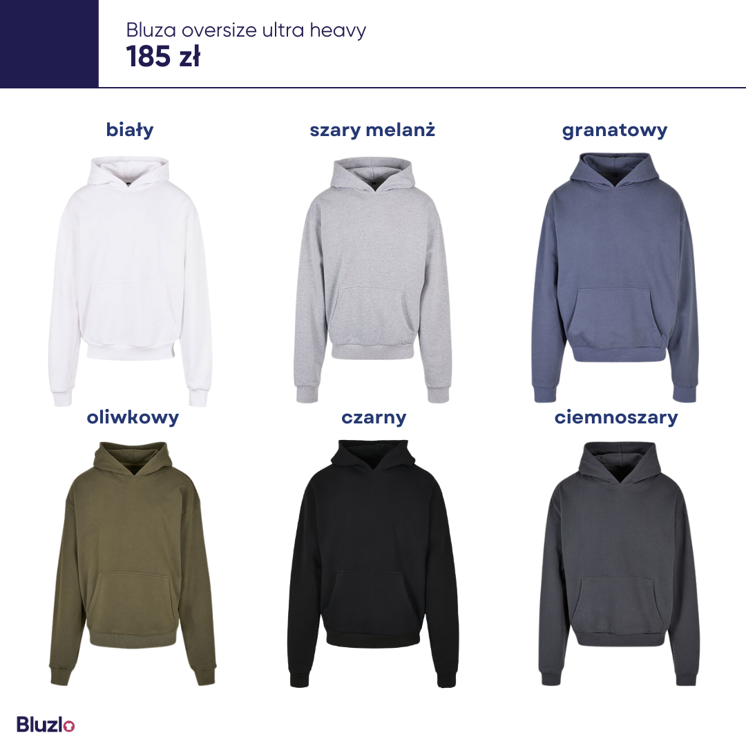 Bluza oversize ultra heavy produkty basic - obrazek 3