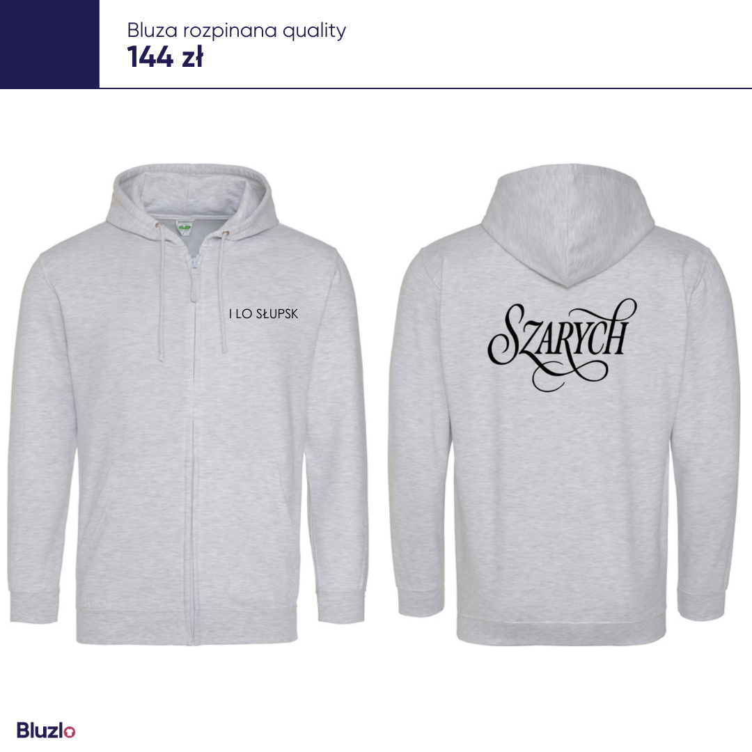 Bluza rozpinana I LO Słupsk - obrazek 3