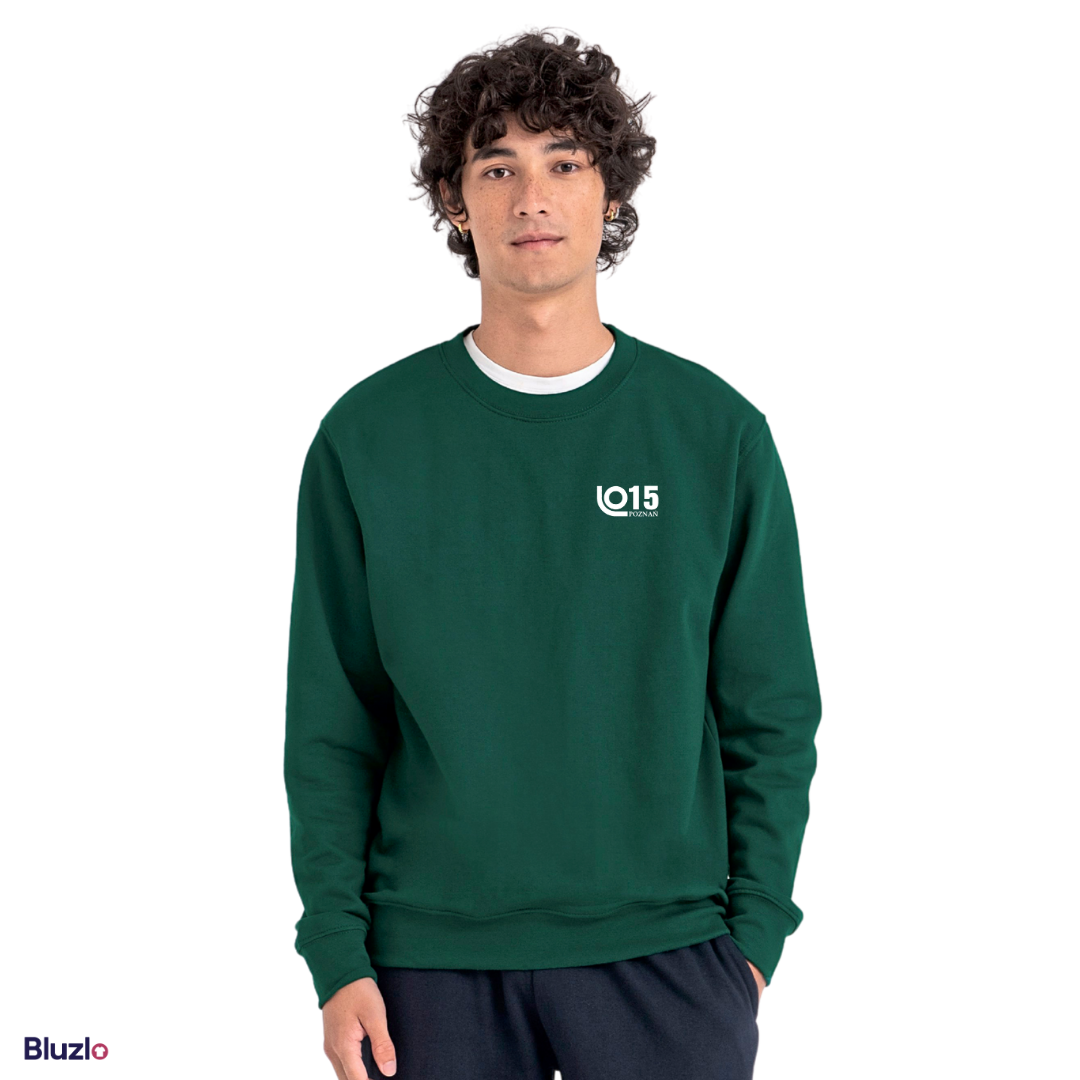 Bluza bez kaptura XV LO Poznań