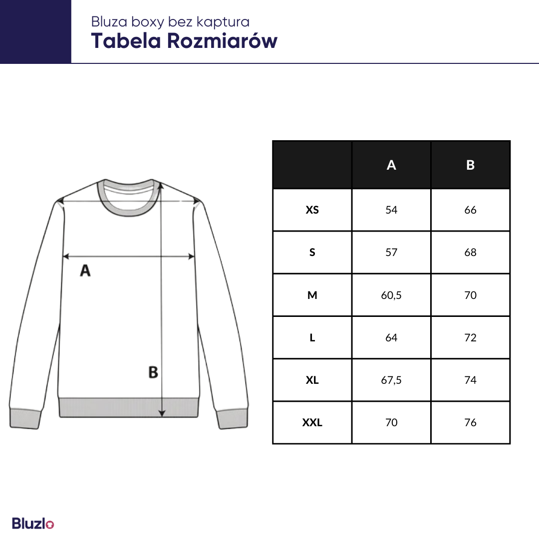 Bluza boxy bez kaptura produkty basic - obrazek 4