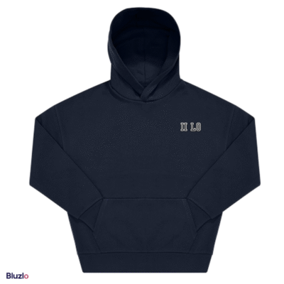 Bluza boxy z kapturem II LO Mielec