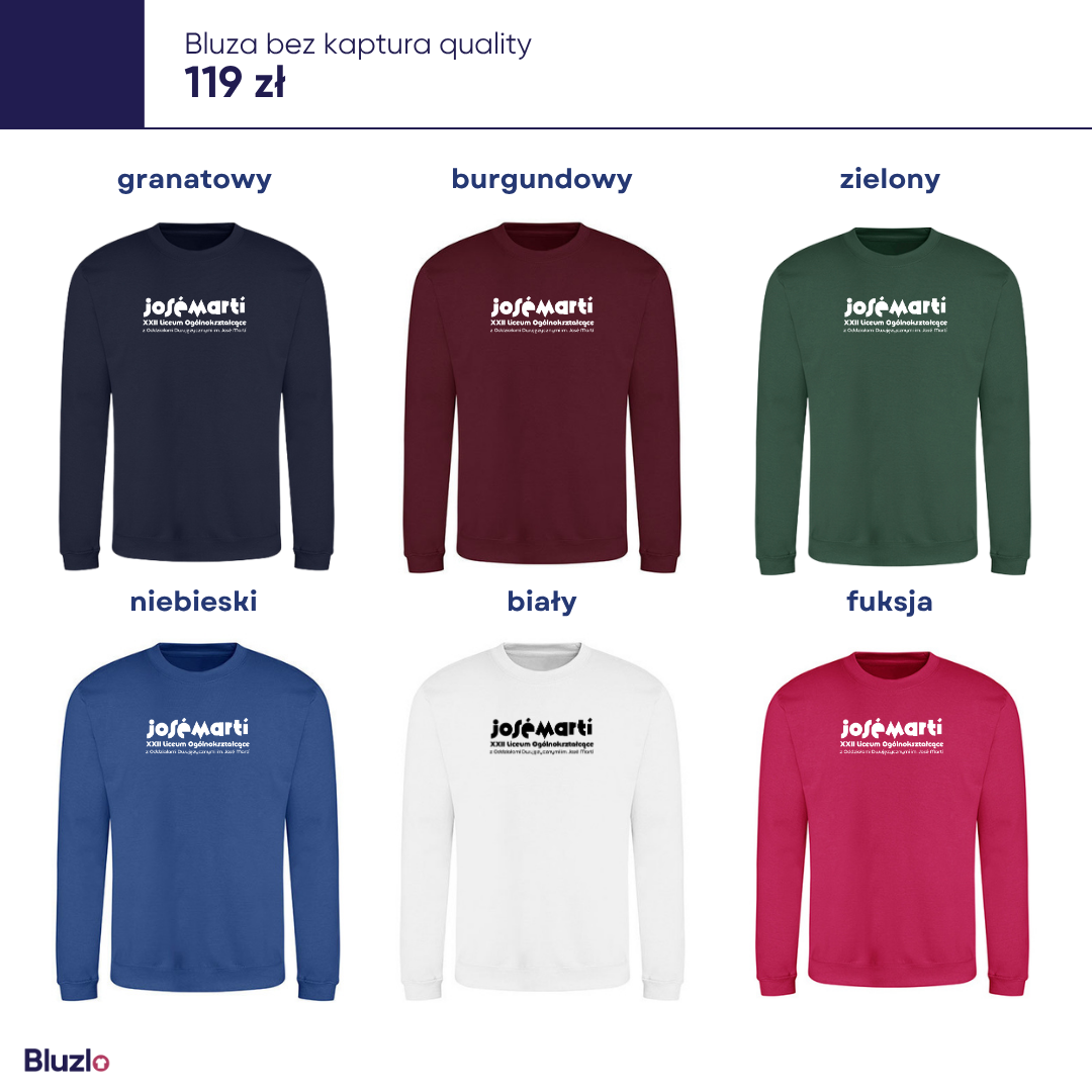 Bluza bez kaptura Jose Marti Warszawa - obrazek 4