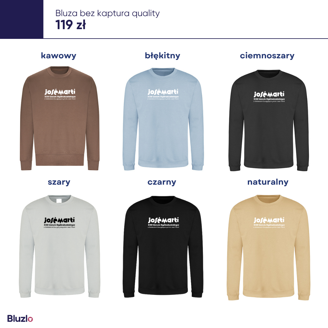 Bluza bez kaptura Jose Marti Warszawa - obrazek 5