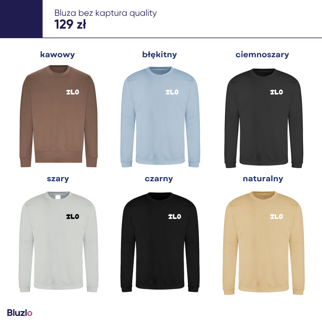 Bluza bez kaptura I LO Legnica - obrazek 4