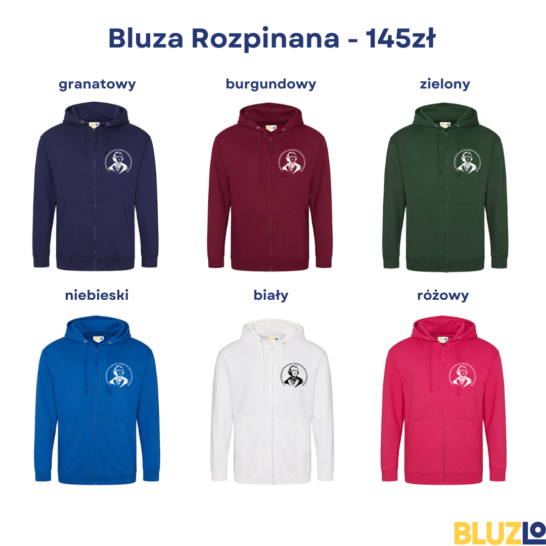 Bluza rozpinana I LO Krotoszyn - obrazek 3