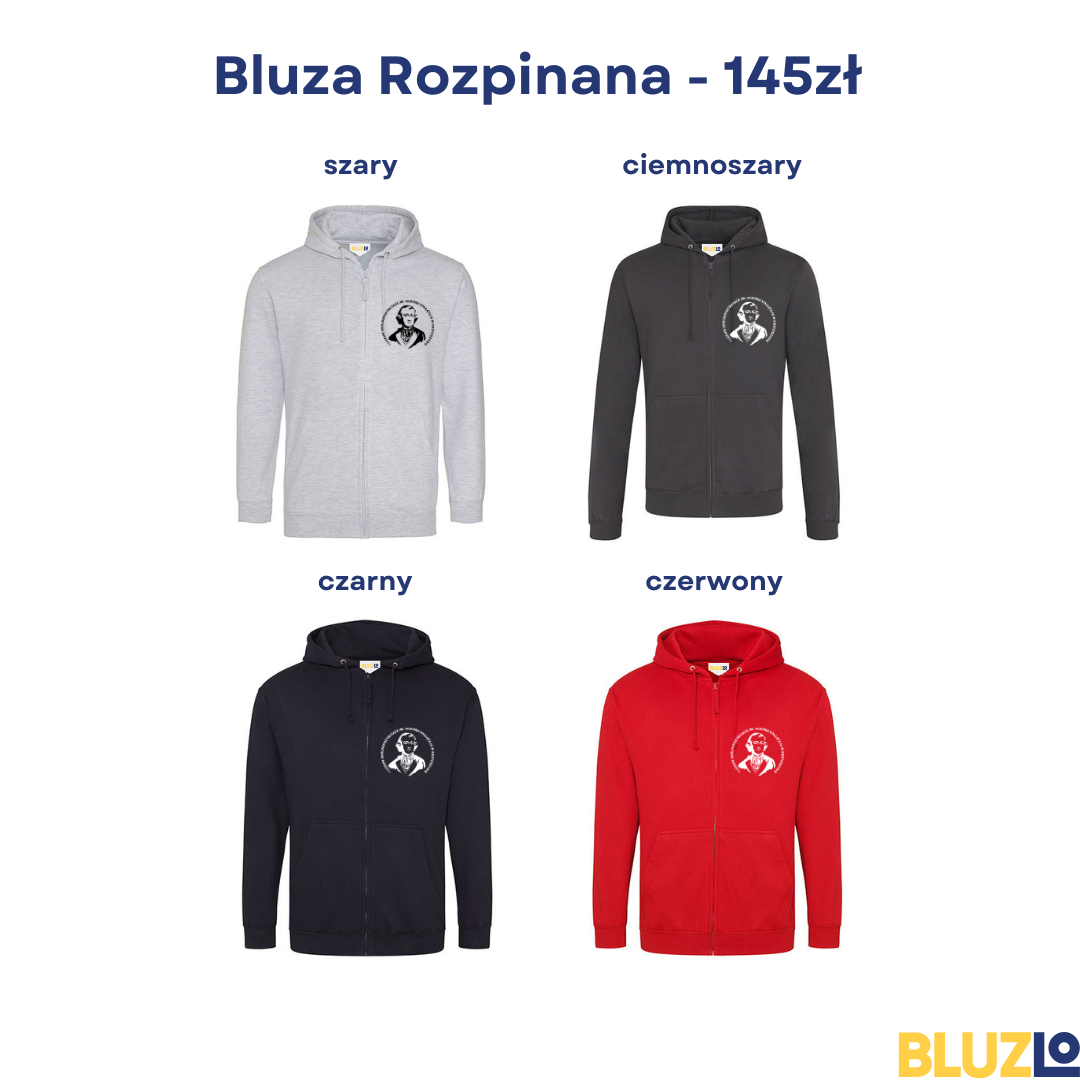 Bluza rozpinana I LO Krotoszyn - obrazek 4