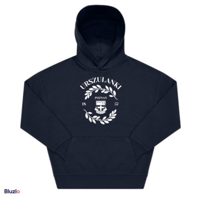 Bluza boxy z kapturem LO Urszulanek Poznań