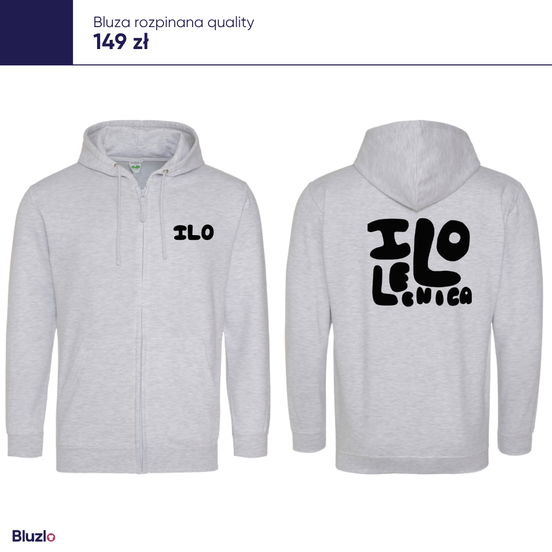 Bluza rozpinana I LO Legnica - obrazek 3