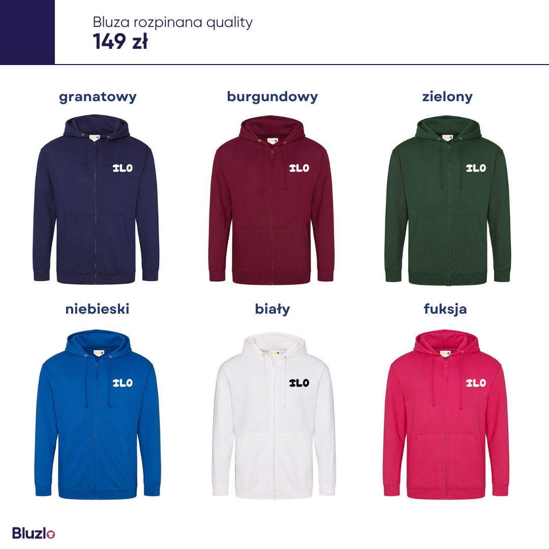 Bluza rozpinana I LO Legnica - obrazek 4
