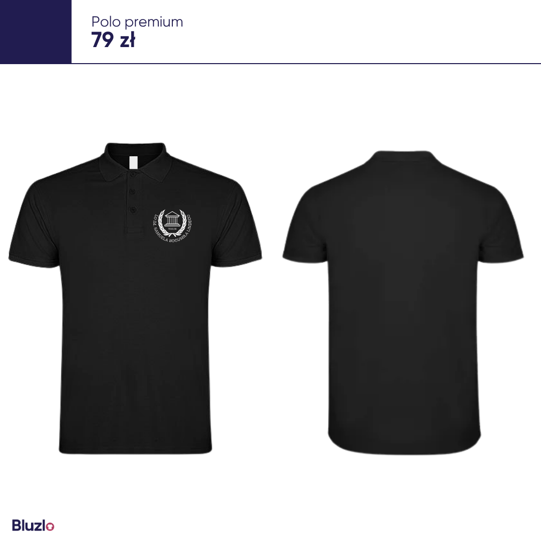 Koszulka polo premium III LO Toruń - obrazek 2