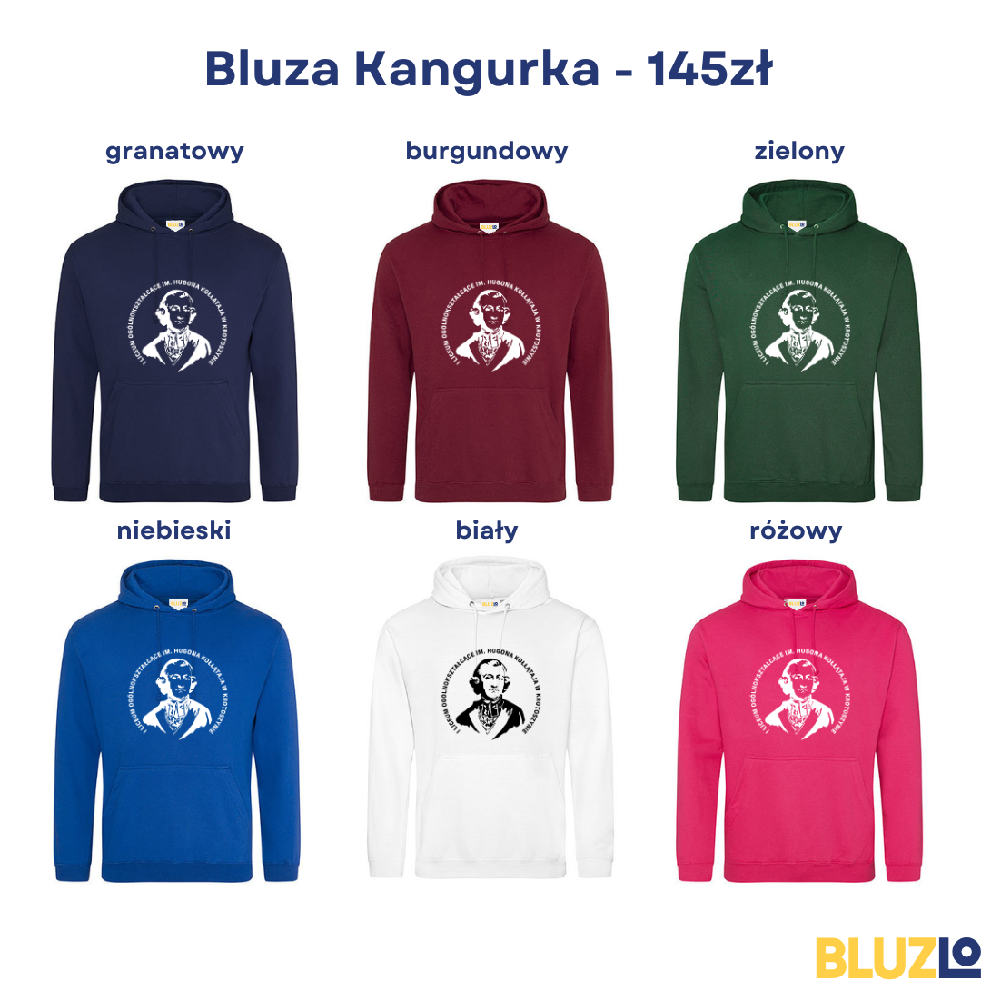 Bluza z kapturem I LO Krotoszyn - obrazek 3