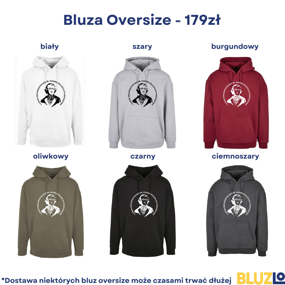 Bluza oversize basic I LO Krotoszyn - obrazek 3