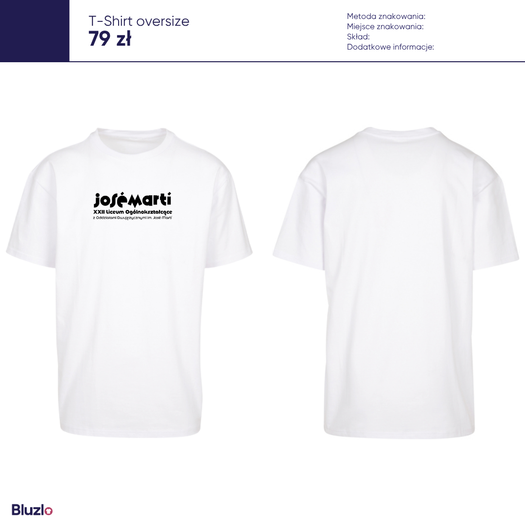 T-Shirt oversize Jose Marti Warszawa - obrazek 3
