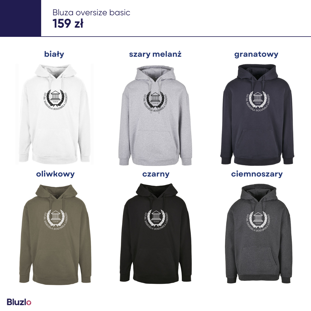 Bluza oversize basic III LO Toruń - obrazek 3