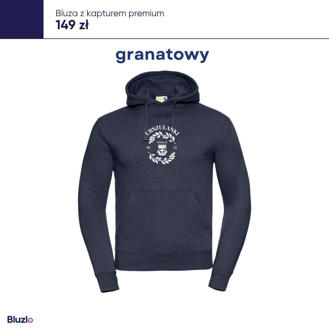 Bluza z kapturem premium LO Urszulanek Poznań - obrazek 2