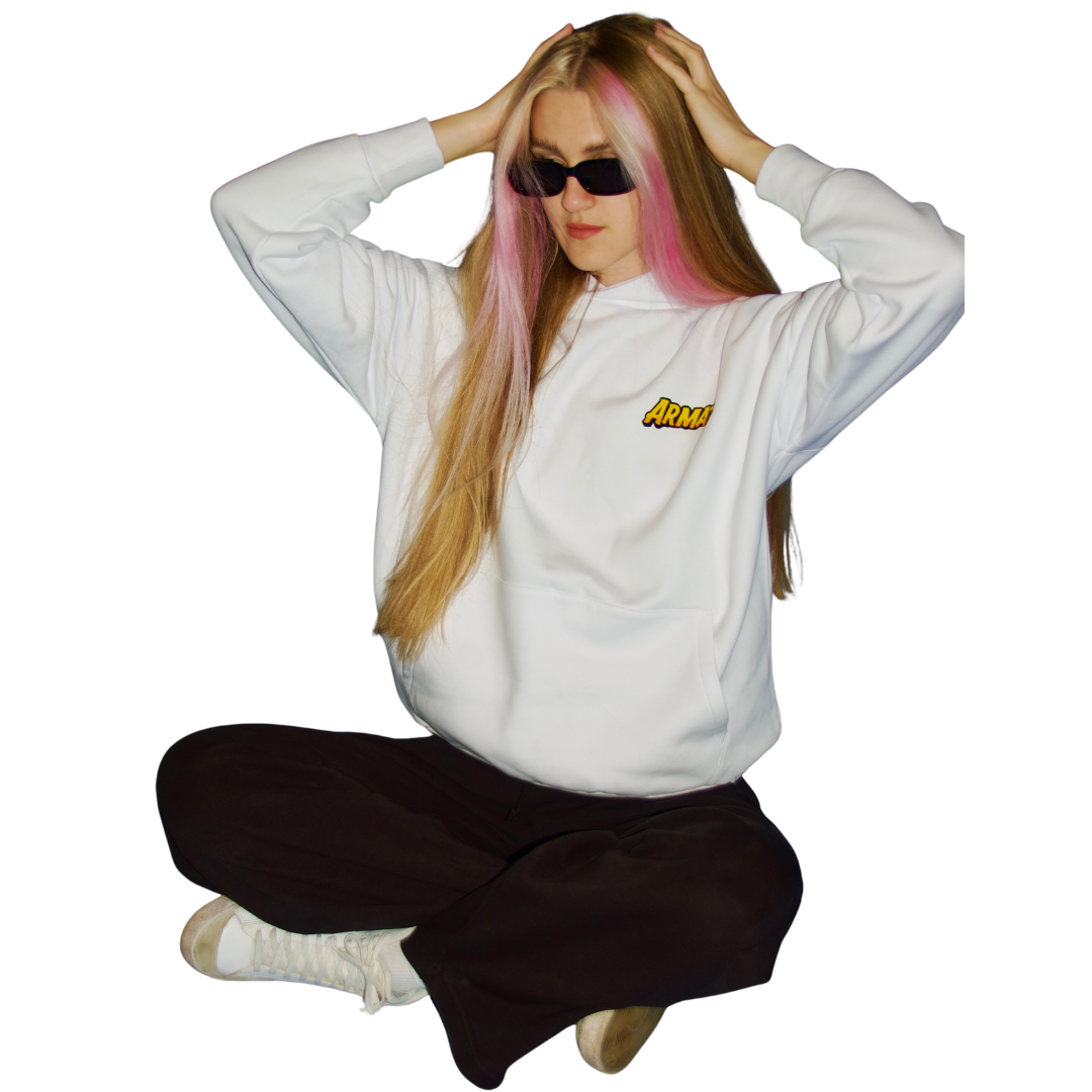 Bluza boxy z kapturem Armata