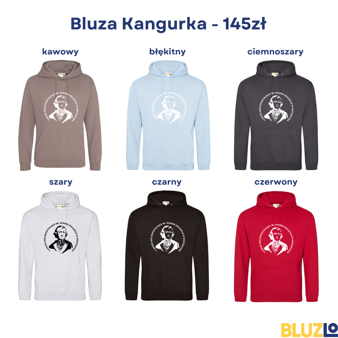 Bluza z kapturem I LO Krotoszyn - obrazek 4