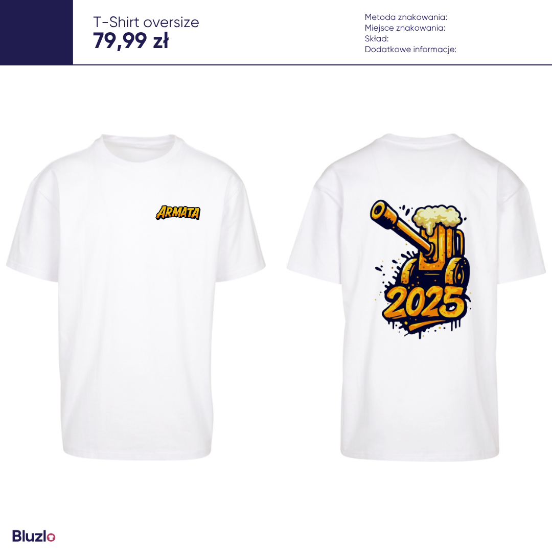 T-Shirt oversize Armata - obrazek 6