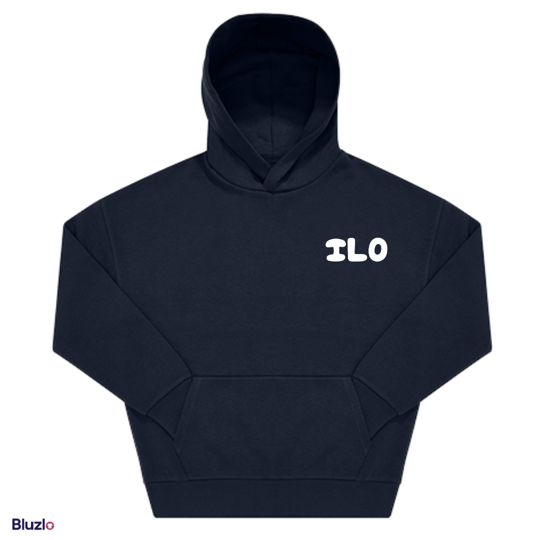 Bluza boxy z kapturem I LO Legnica