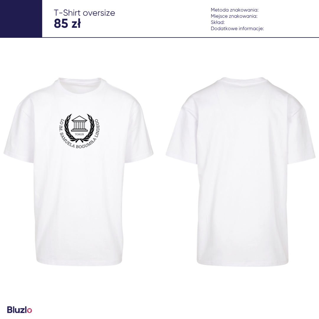 T-Shirt oversize III LO Toruń - obrazek 2