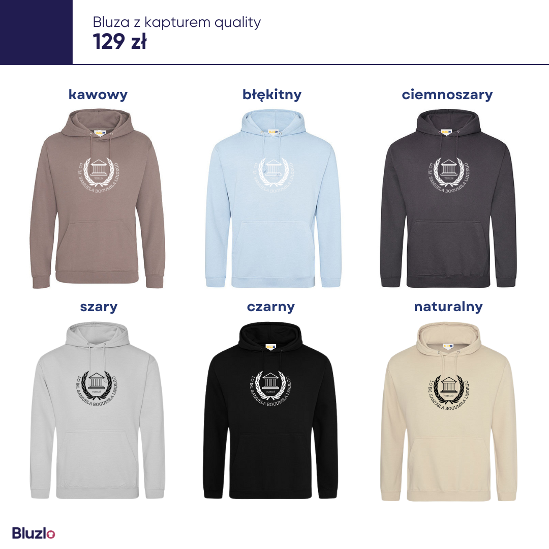 Bluza z kapturem III LO Toruń - obrazek 4