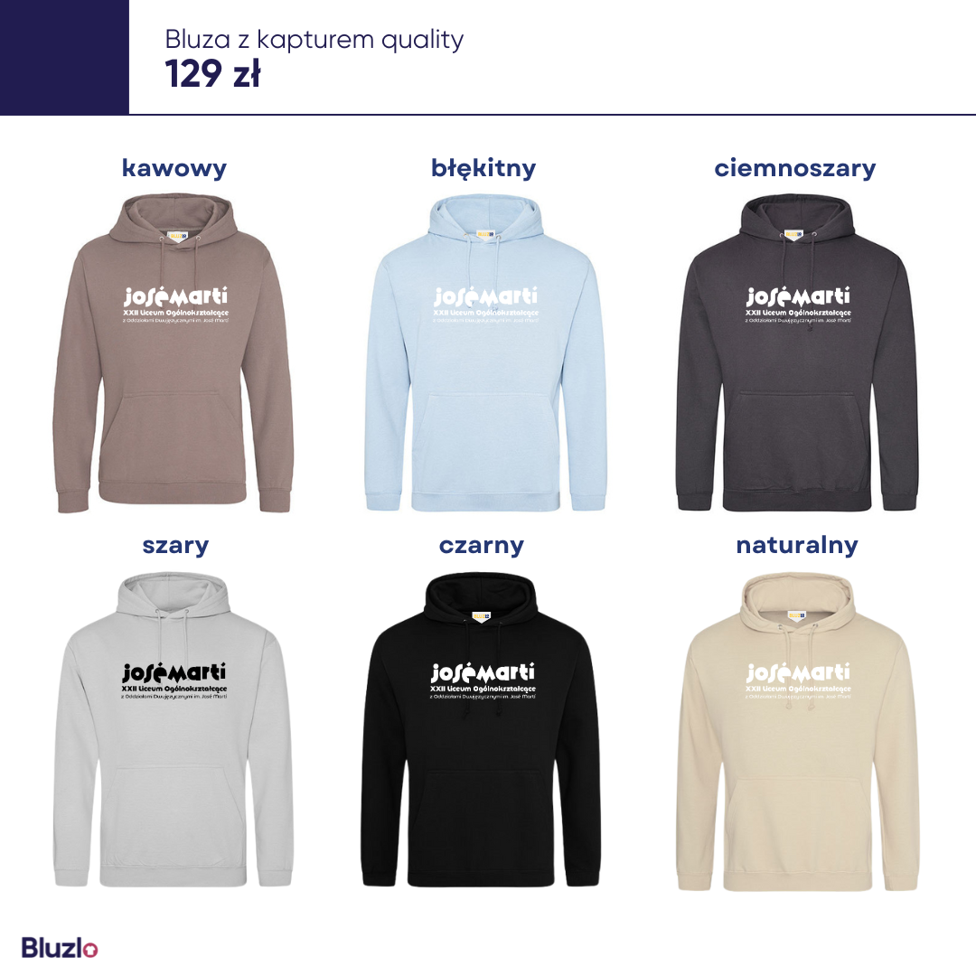 Bluza z kapturem Jose Marti Warszawa - obrazek 5