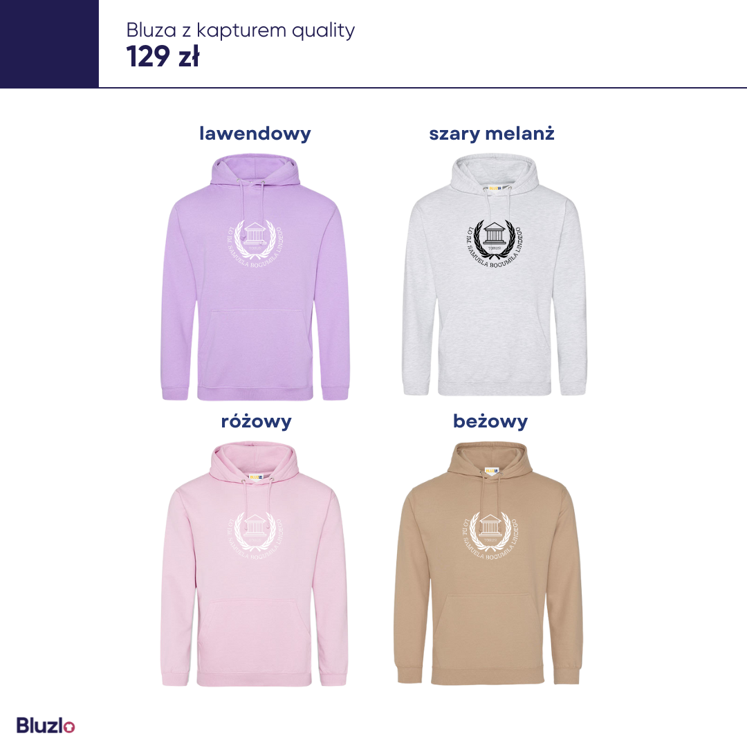 Bluza z kapturem III LO Toruń - obrazek 5