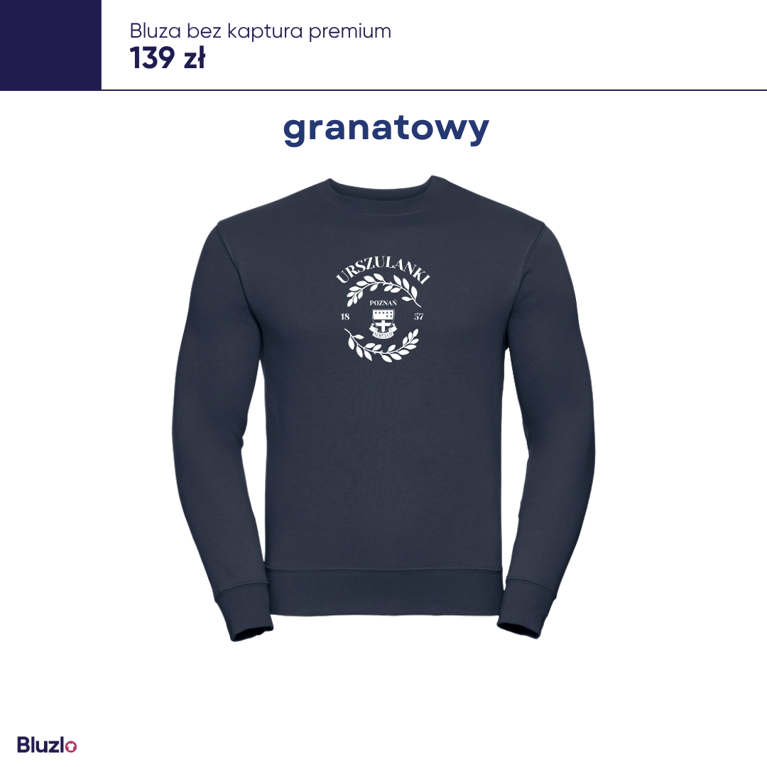 Bluza bez kaptura premium LO Urszulanek Poznań - obrazek 2