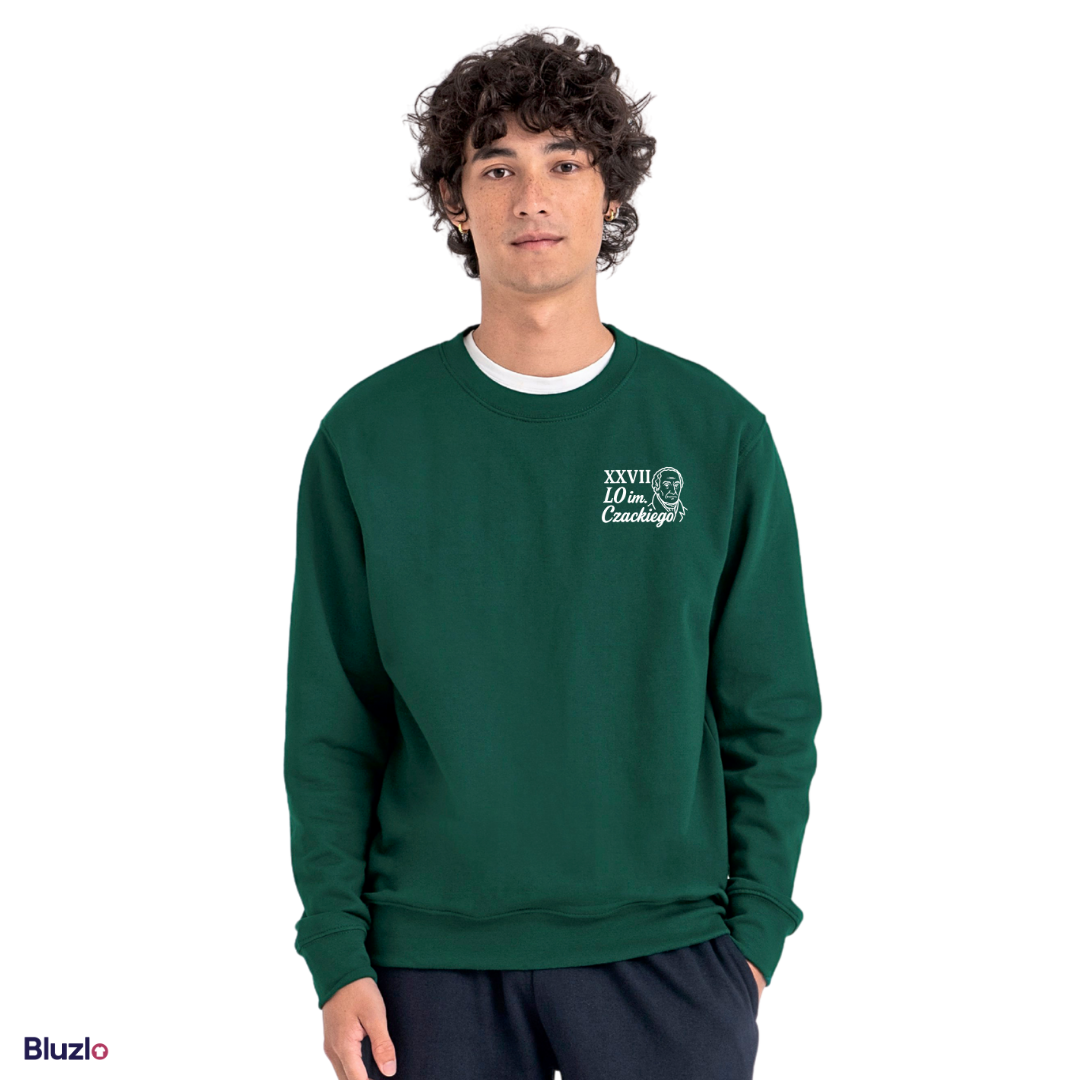 Bluza bez kaptura XXVII LO Warszawa