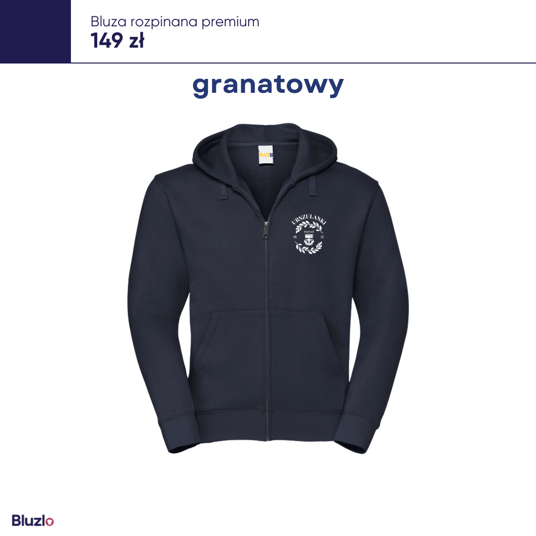 Bluza rozpinana premium LO Urszulanek Poznań - obrazek 2